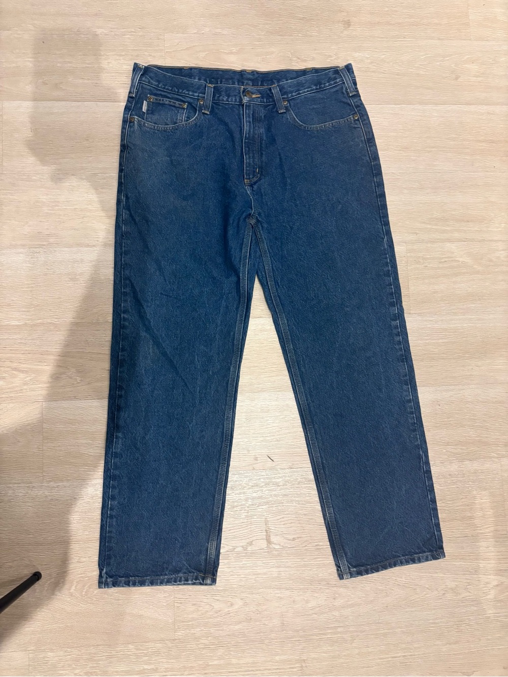 Carhartt Men's Relaxed Indigo Blue Denim Jeans